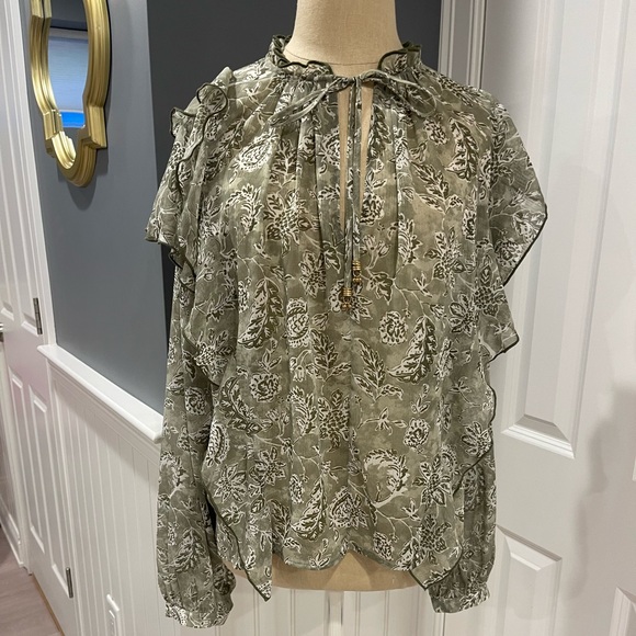 Zara Ruffled Multicolored Blouse - Picture 3 of 13